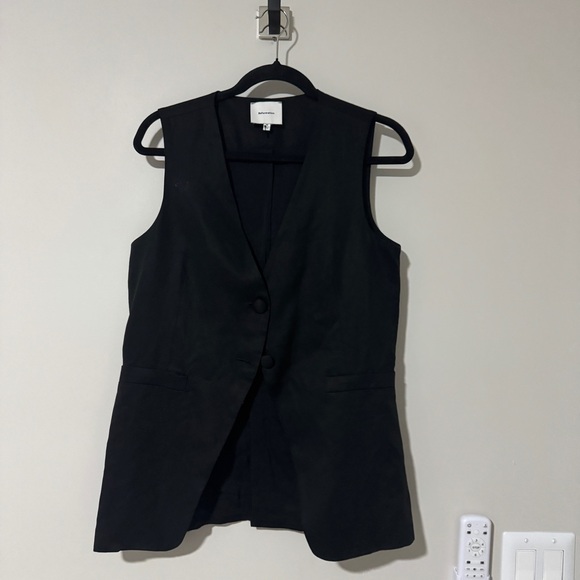 Reformation Casey Vest in Black Size M - Picture 3 of 9